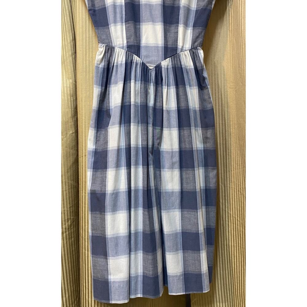 Vintage Kate By Kathryn Conover Dress 4 Plaid Checkered Modest Cottage - Picture 3 of 16